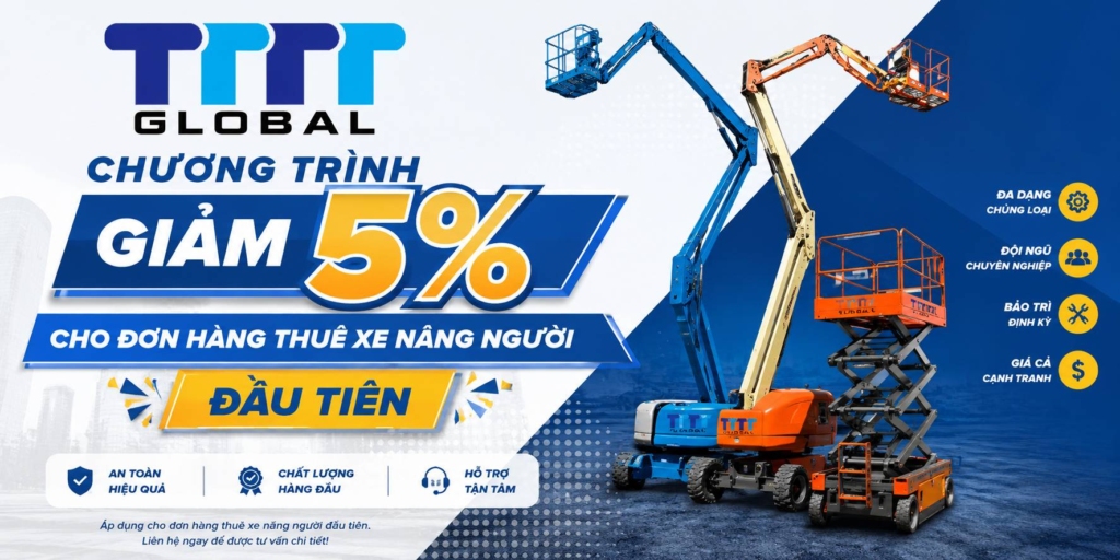 Giảm giá thuê 5%