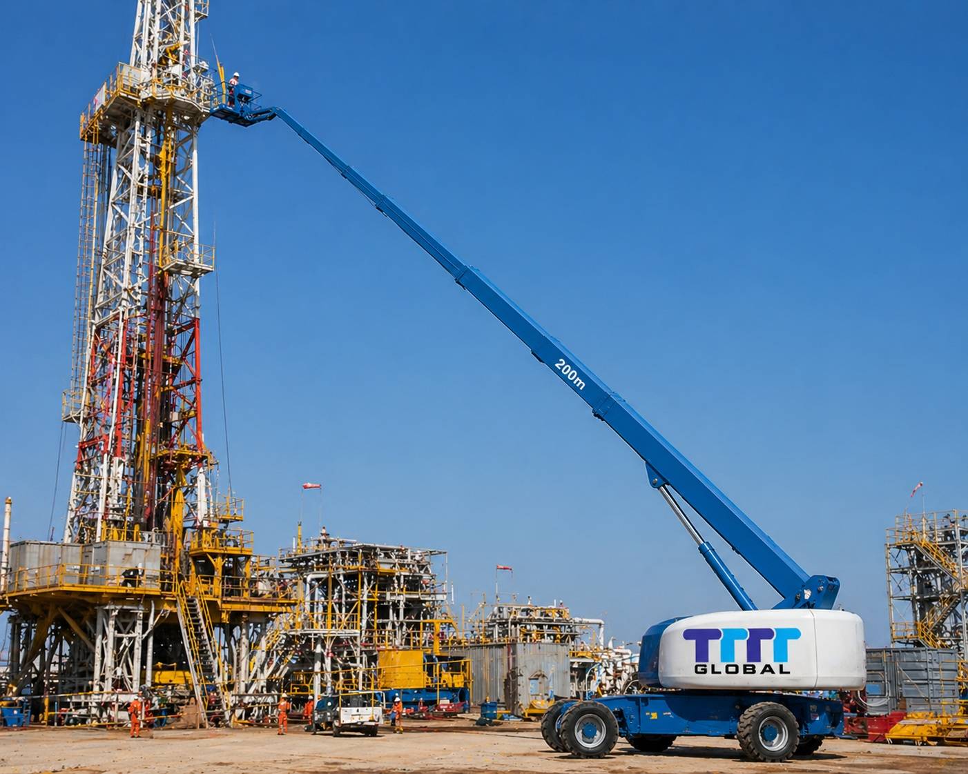 Giá thuê xe nâng người – bảng giá tham khảo rẻ, cạnh tranh tại TTTT GLOBAL giá thuê xe nâng người