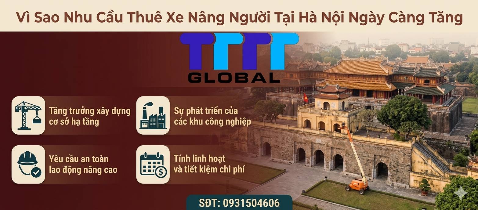 thuê xe nâng người tại Hà Nội