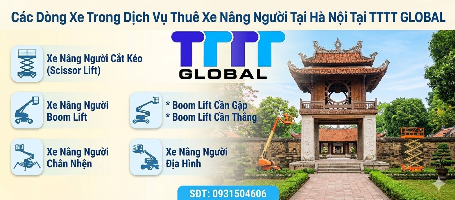 Thuê xe nâng người tại Hà Nội