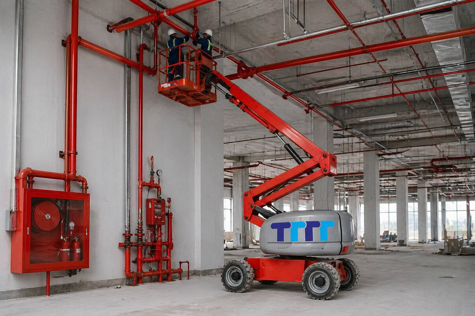 Giá thuê xe nâng người – bảng giá tham khảo rẻ, cạnh tranh tại TTTT GLOBAL giá thuê xe nâng người