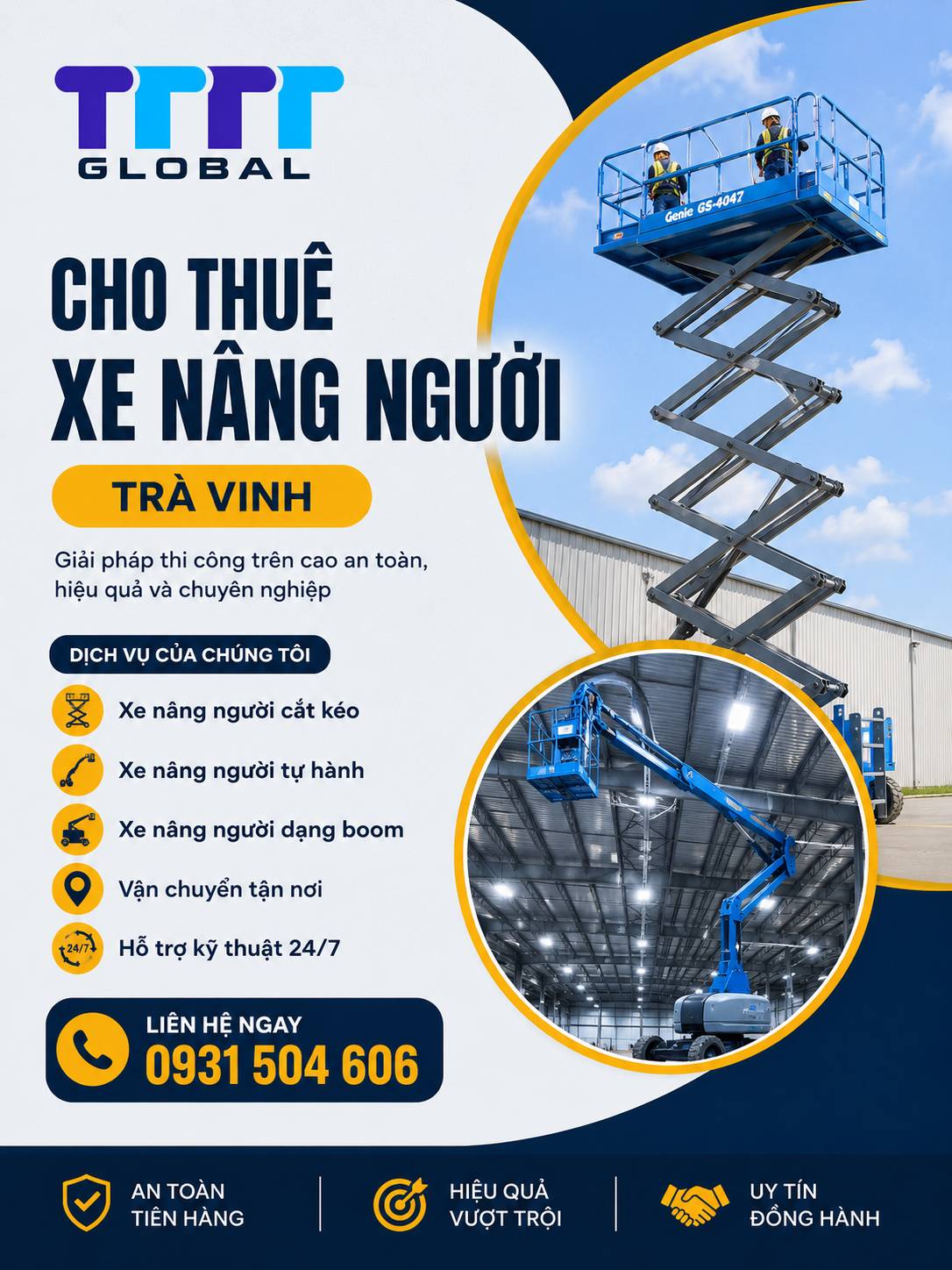 thuê xe nâng người trà vinh