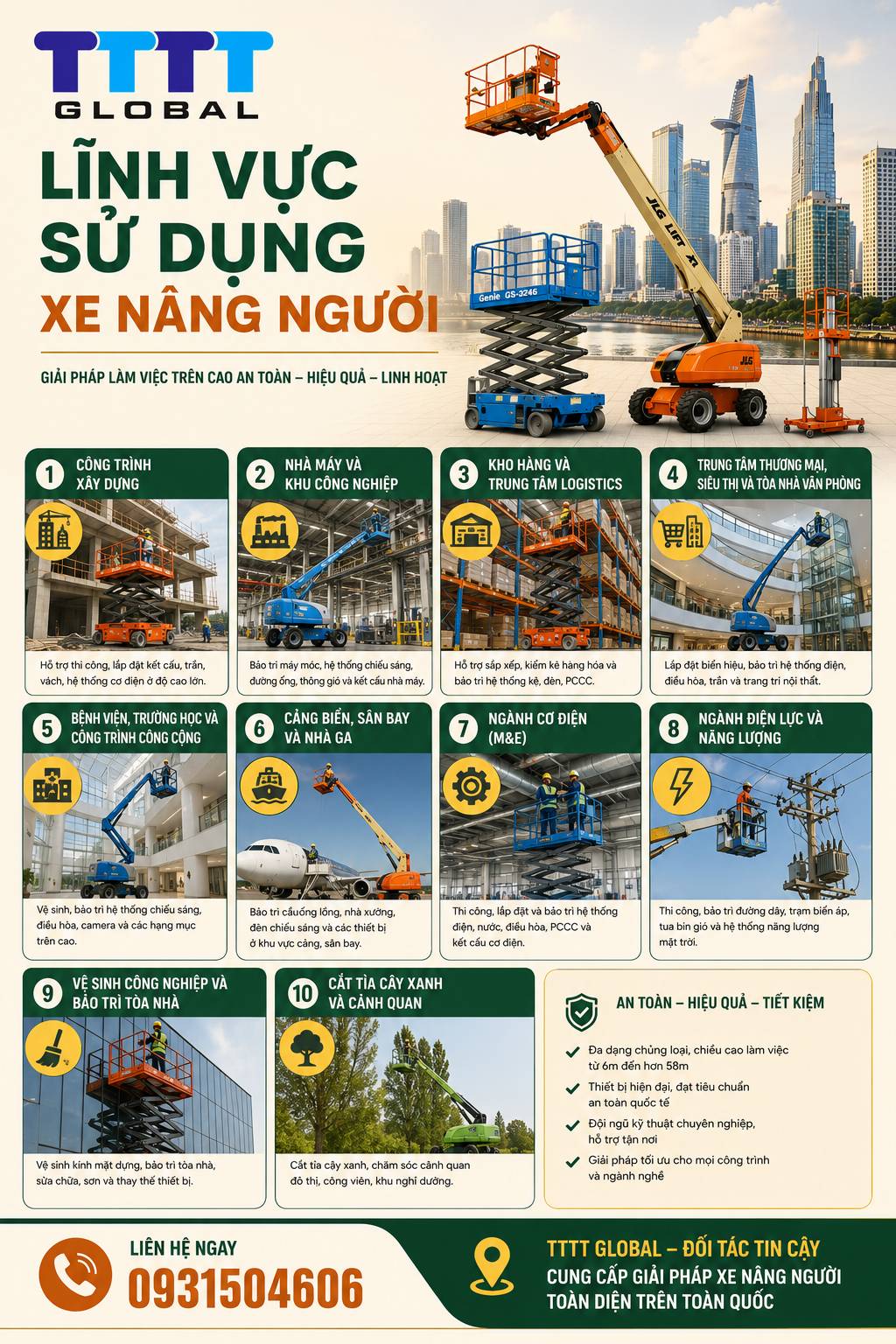 bán xe nâng người