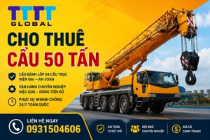 Cho thuê cẩu 50 tấn