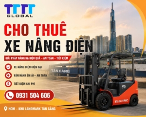 Cho thuê xe nâng điện