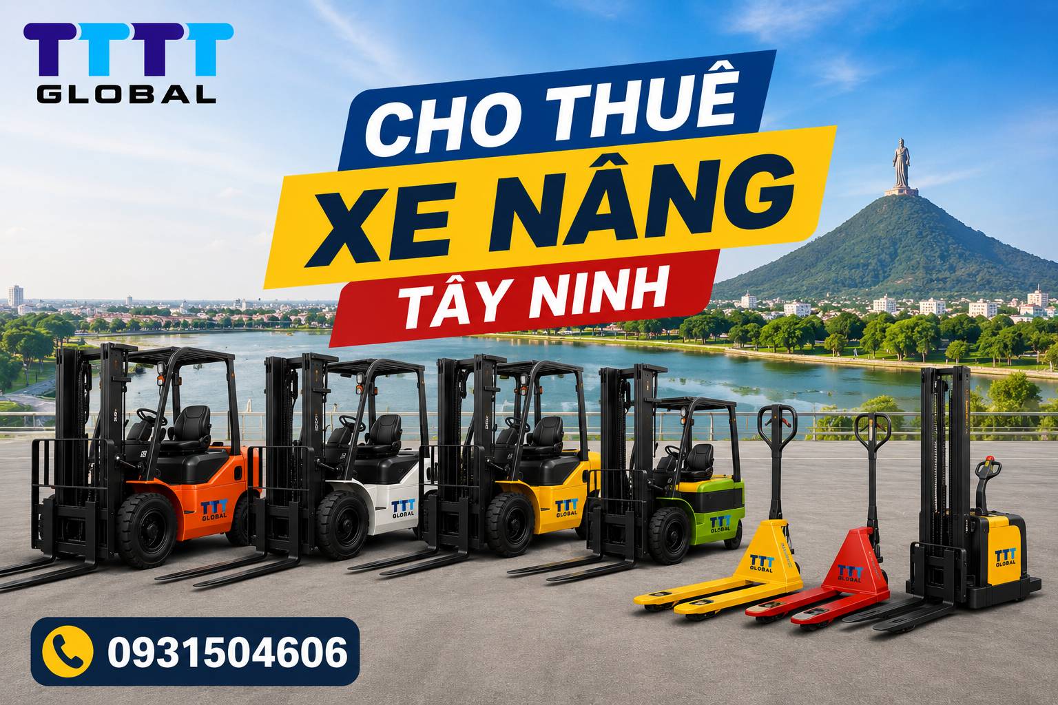 Cho thuê xe nâng Tây Ninh