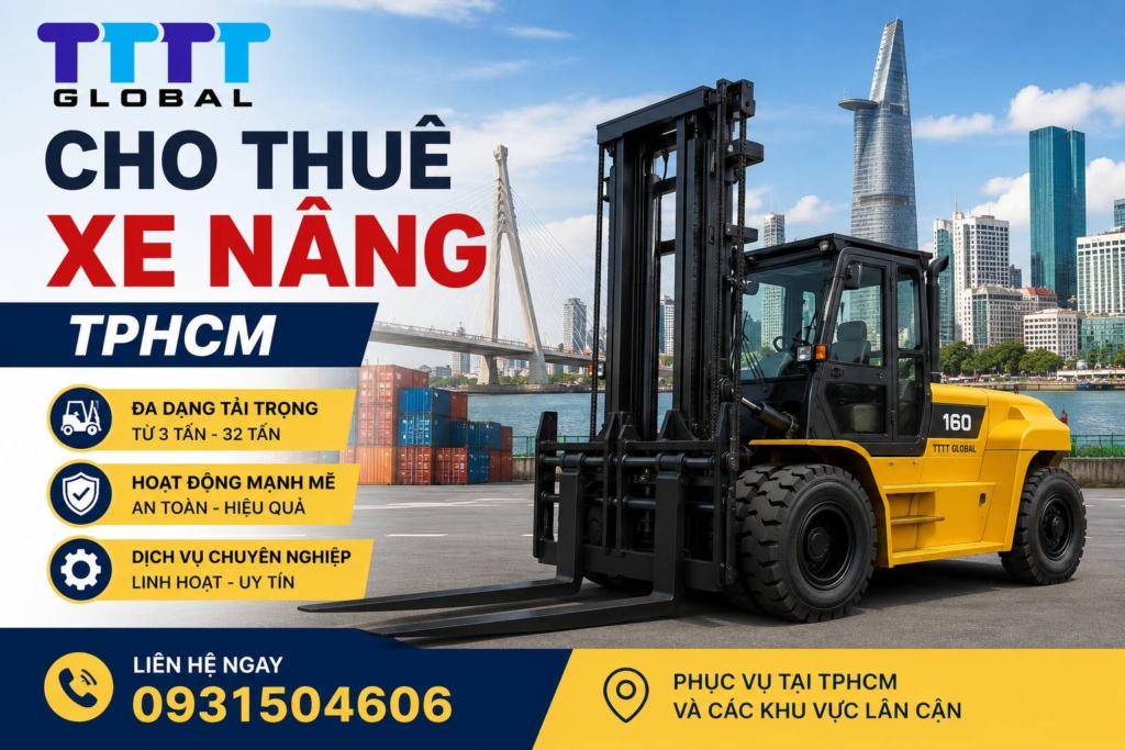 Cho thuê xe nâng TP HCM