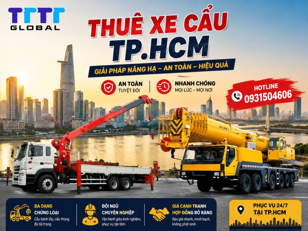Thuê xe Cẩu TP HCM