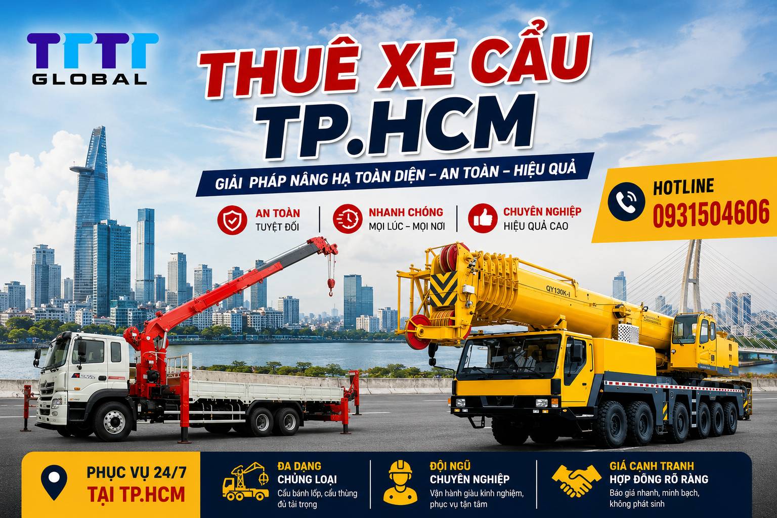 Thuê xe cẩu TP HCM 