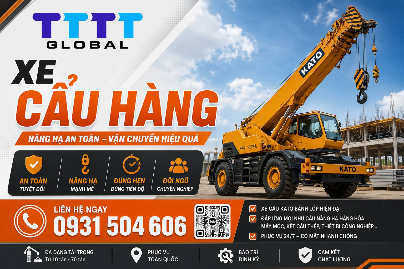 Xe cẩu hàng