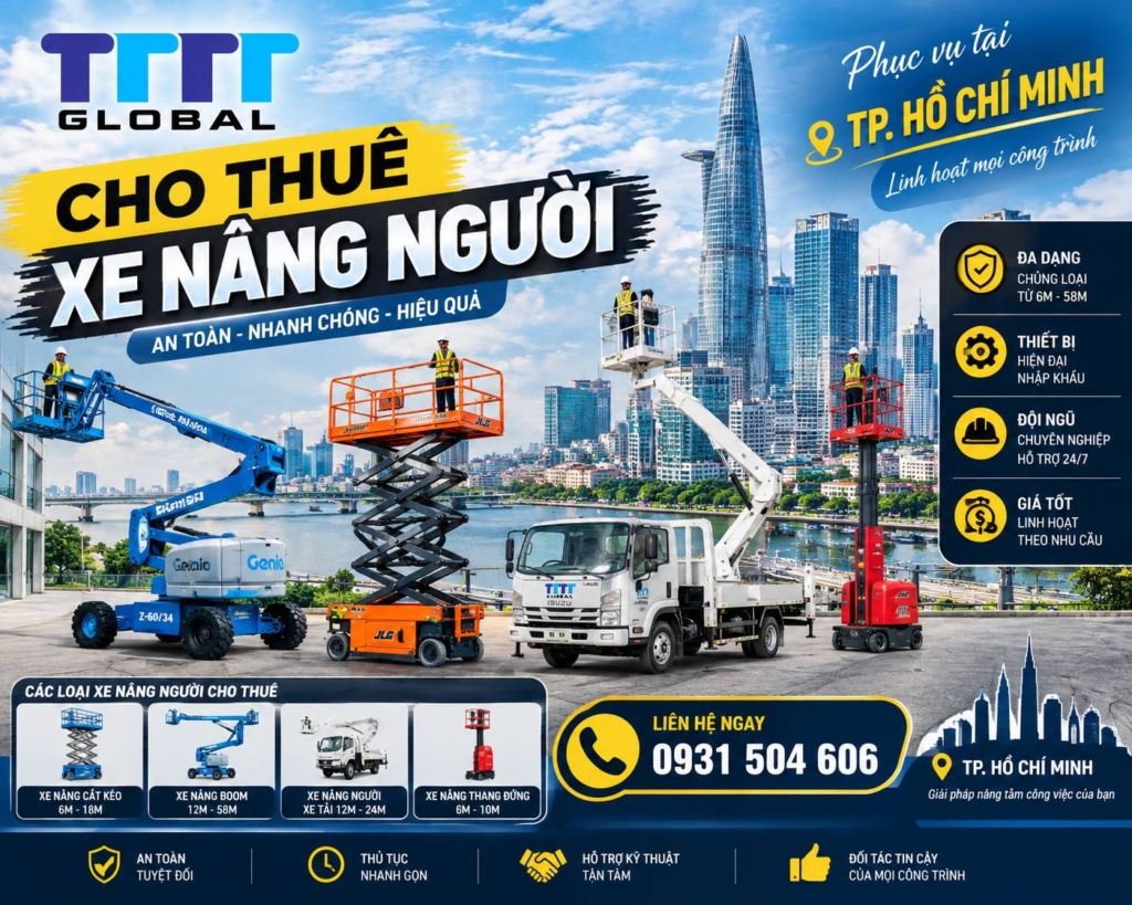 Cho thuê xe nâng người